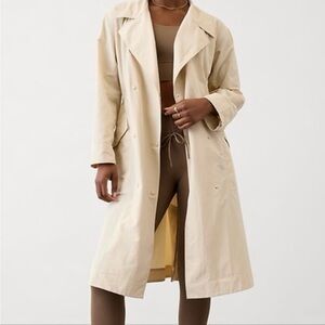Athleta Cream Women's Trench Coat